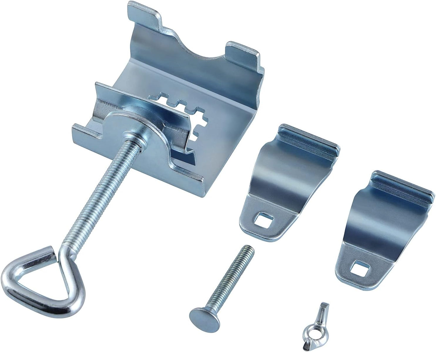 MOLIGOU Deck Umbrella Clamp, Parasol Holder Clip, Patio Balcony Umbrella Stand Clip, Mount to Railing (Pack of 2)