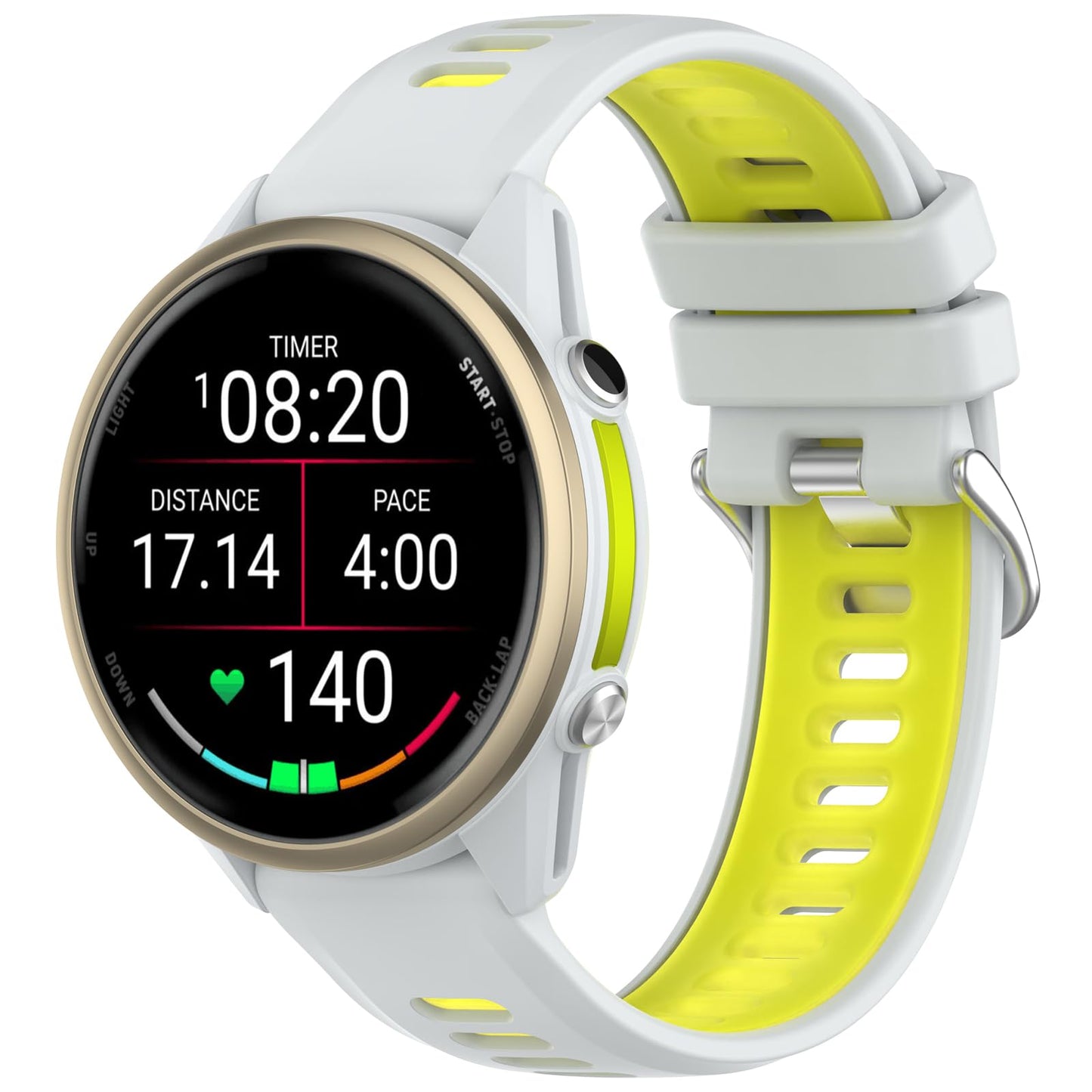 Fit For Garmin Forerunner 970 Watch Bands Women Men, 22Mm Quick Release Silicone Replacement Bands Straps Wristbands Bracelet Fi