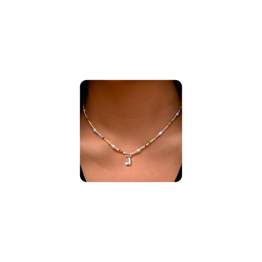 Ritach Gifts for Kids Jewelry - Initial Necklace Pearl Necklaces for Women Teen Girl Gifts for Kids Gift Letter J Initial Necklaces for Women Kid Jewelry for Girls Little Girl Gift