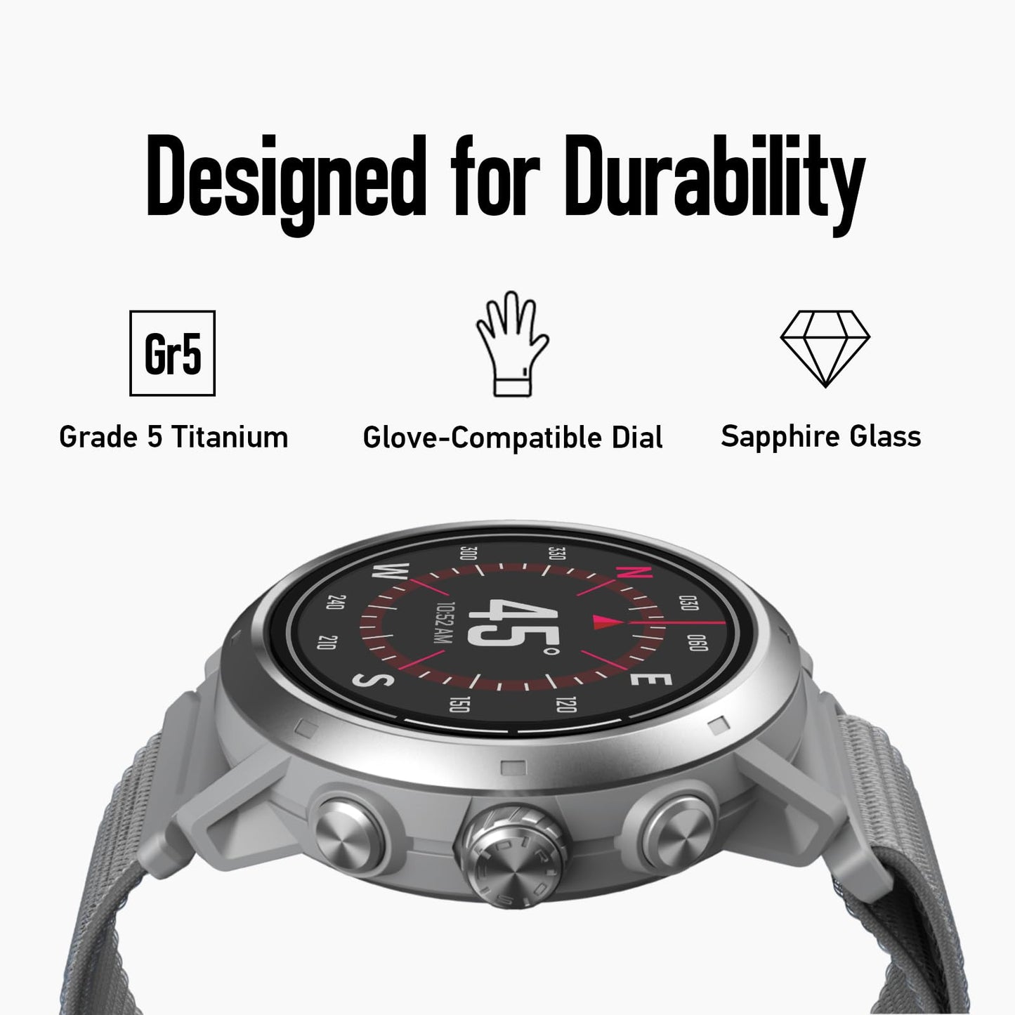 Coros Apex 2 Gps Outdoor Watch,1.2 Sapphire Screen,14 Days/40 Hours Battery Life,5 Satellite Systems, Offline Maps, Heart Rate M