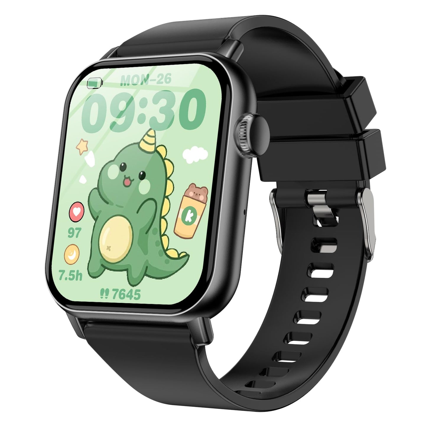Smart Watch for Kids, 12 Puzzle Games HD Touch Screen Watches, Step Counter, Heart Rate and Sleep Monitor, Flashlight, Music Pla