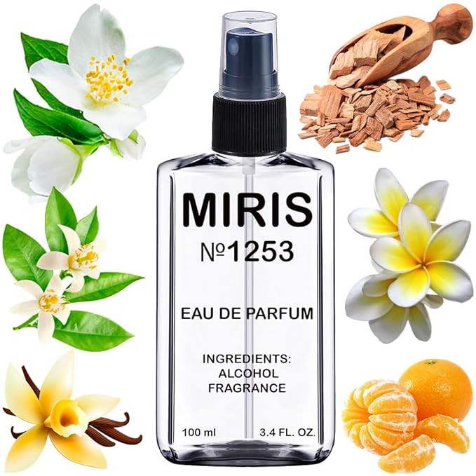 MIRIS No. 1253, Inspired by Day Dreams, Long-Lasting Unisex Eau de Parfum for Women & Men, Spray 3.4 Fl Oz / 100 ml