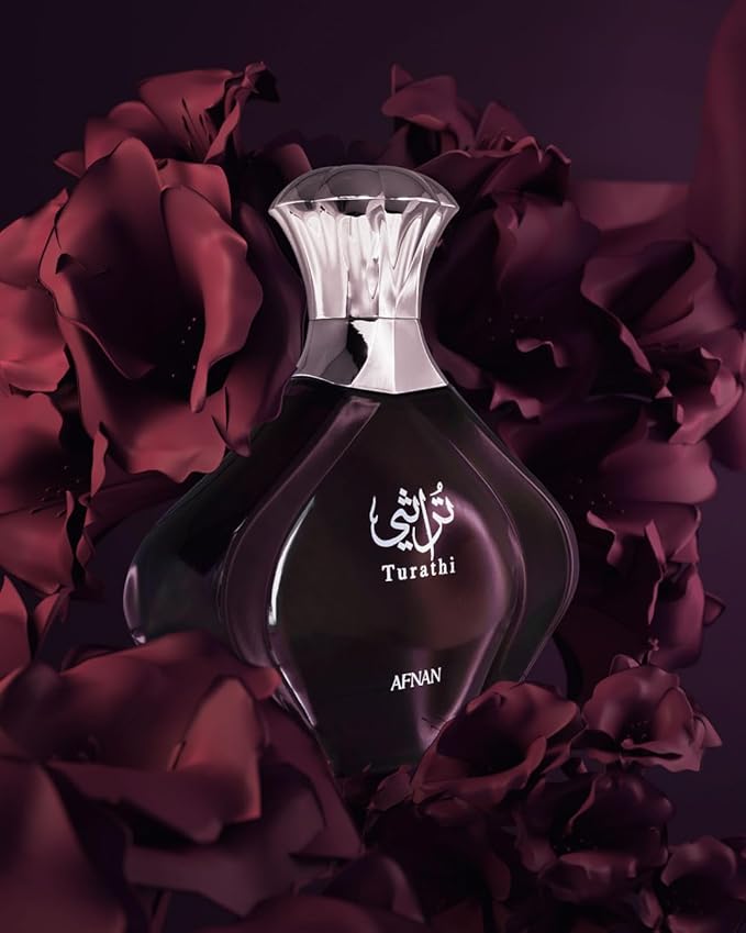 Afnan Turathi Purple Eau de Parfum for Women, 3.0 Fl. Oz