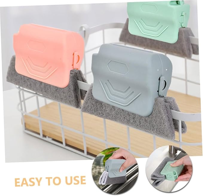 3pcs Window Groove Cleaning Brush Set for Household Crevices Precision Crevice Brushes for Sliding Door Tracks Grout and Tight Spaces Window Track Cleaner
