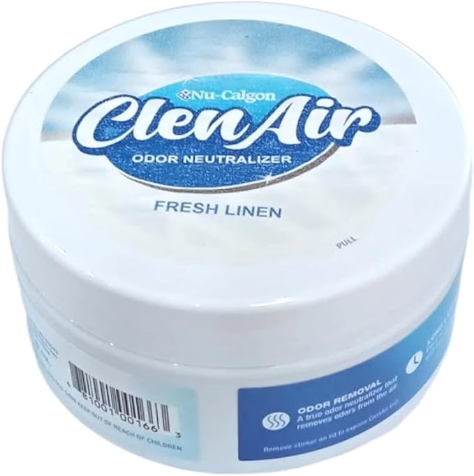 6100-05 Odor Neutralizer - compatible with Nu-Calgon ClenAir | Fresh Linen Scent, 1/2 Pound Tub, Up to 30 Days Odor Elimination odor eliminator