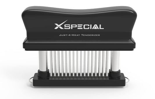 XSpecial Meat Tenderizer Tool 48 Blades Stainless Steel - Kitchen Cooking Gadgets Tools with Ultra Sharp Needle That Makes Steak & Chicken Tender - No More Hammer, Meat Pounder Or Mallet