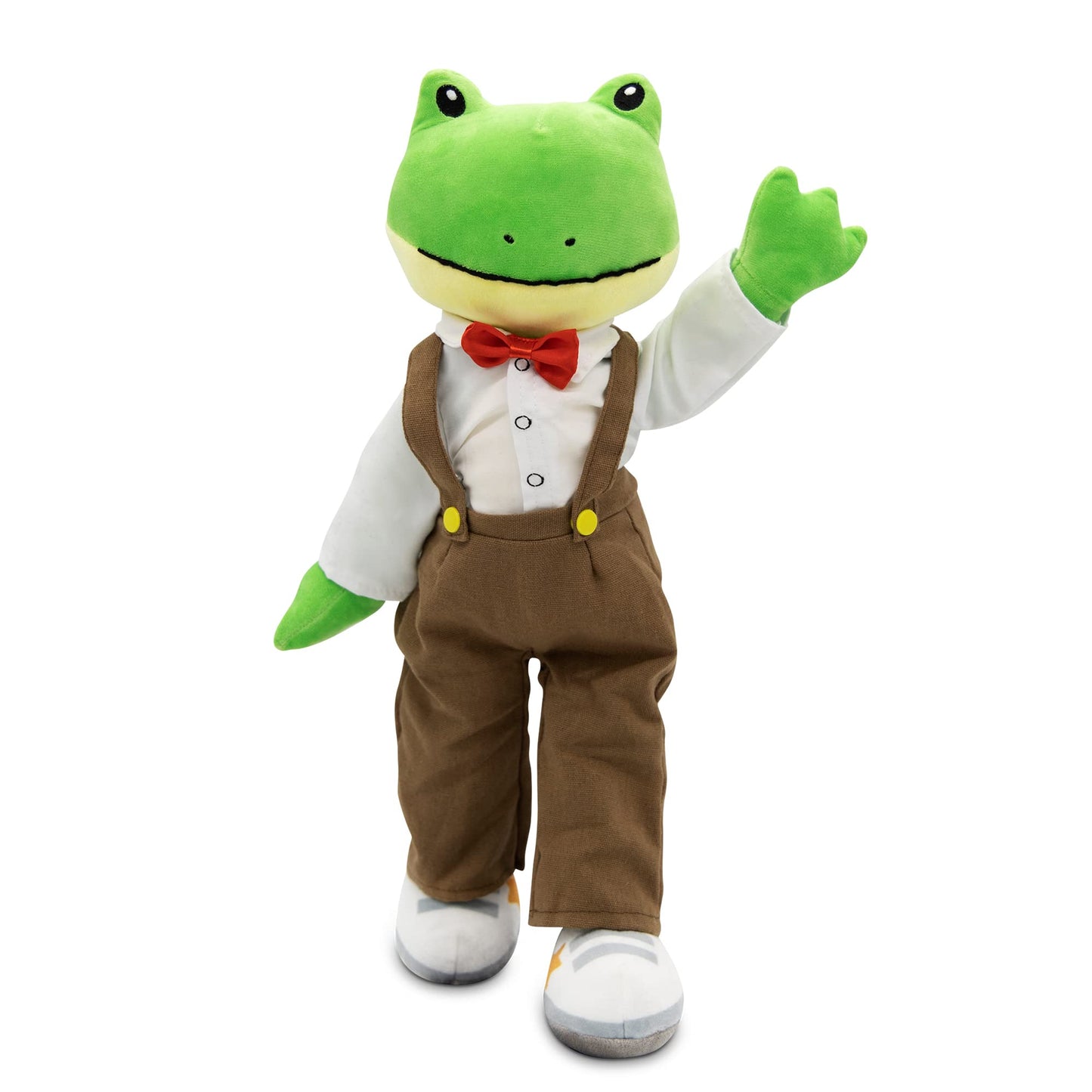 Plushible Soft Baby Doll, 18 Inch Frog - Plush Rag Doll with 2 Clothing Sets, My First Plush Toy for Girls, Boys & Infants, Soft Baby Stuffed Toy, Adorable Companion for 1 Year Old & Up