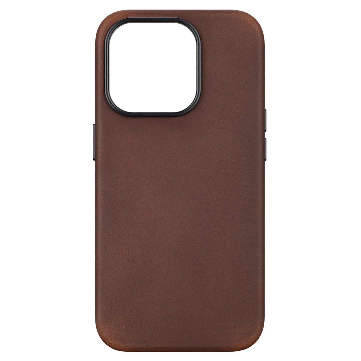 Maogoam For Iphone 12 Pro Max Case Leather, Genuine Crazy Horse Leather Case For Iphone 12 Pro Max, Compatible With Magsafe, Ind