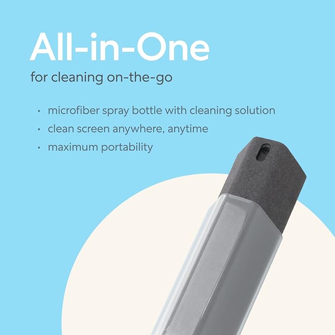 Paperlike All-in-One Cleaning Kit - Microfiber Spray Bottle & Cleaning Solution - Safe for iPad & Electronic Displays