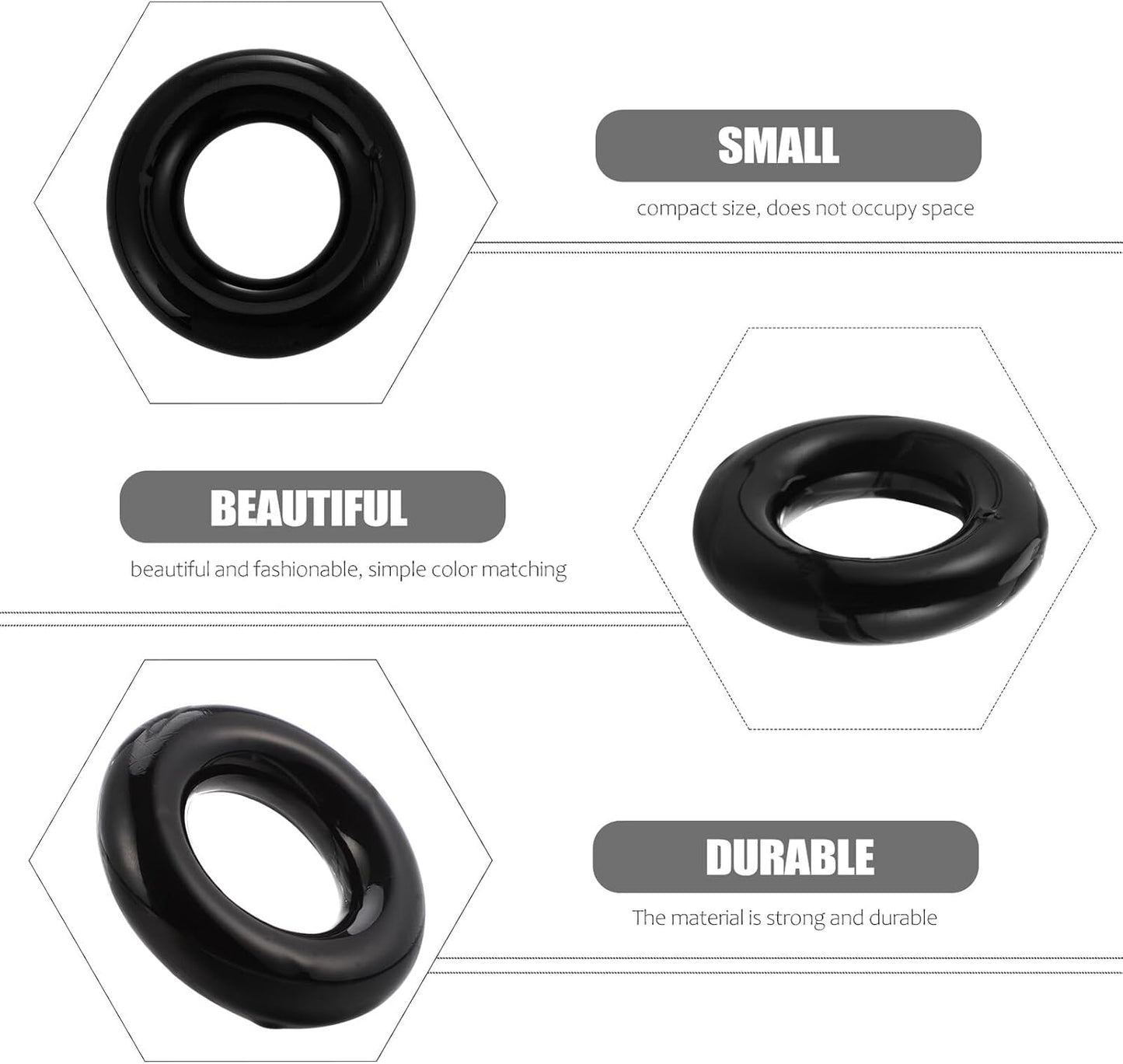 Golf Swing Weight Ring Training Aid for Men Women Weighted Practice Tool to Build Muscle Strength Flexibility and Swing Precision Black Golf Club Warm-up Accessory