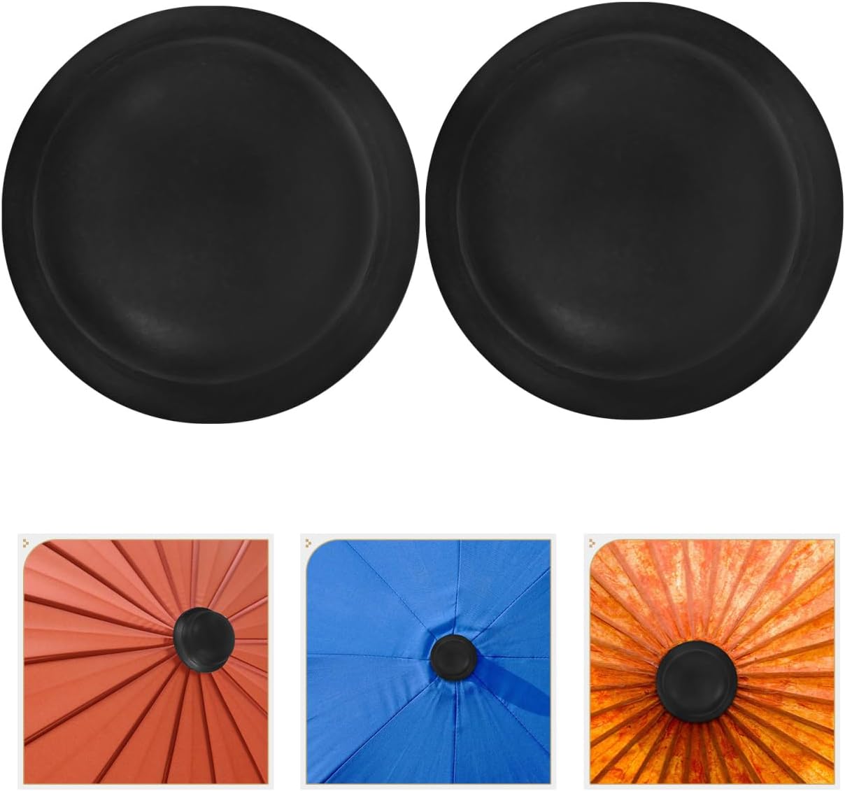 Patio Umbrella Caps Replacement Screw on Tip Covers Lightweight Durable Umbrella Tip Protectors for Outdoor Repair Accessories