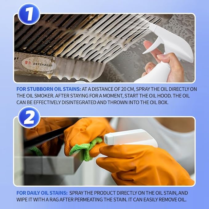 LANWEXY-heavy duty glass stove top oven bbq grill microwave cooktop cleaner spray、for outdoor grill electric stove top、non toxic fume free、easy off Oil pollution (3 bottles)
