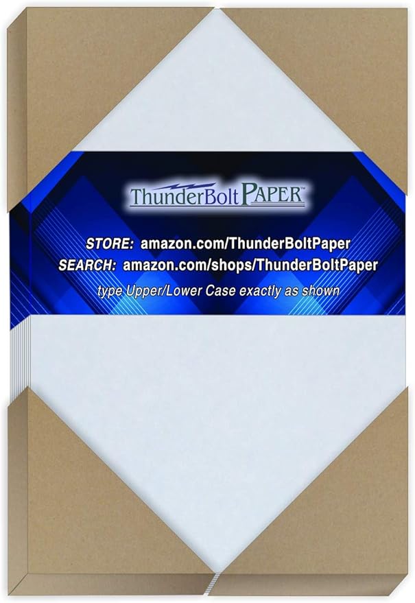 200 Blue Parchment 65lb Cover Weight Paper - 4" X 6" (4X6 Inches) Photo|Card|Frame Size - Printable Cardstock Colored Sheets Old Parchment Semblance