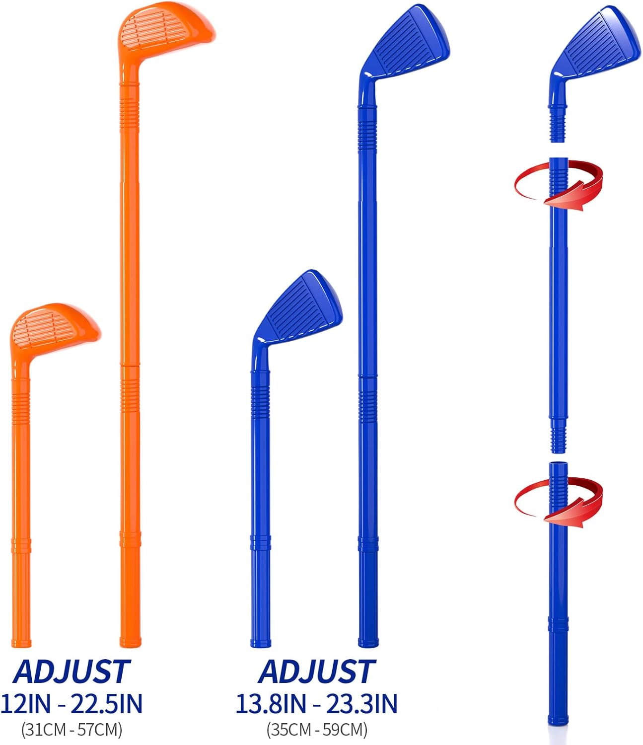 Bennol Upgraded Kids Toddler Golf Set, Indoor Outdoor Outside Toys Gifts for 3 4 5 Years Old Boys, 3 4 5 6 7 Years Old Boys Toys Birthday Gifts Ideas, Outdoor Golf Set Game for Kids Boys