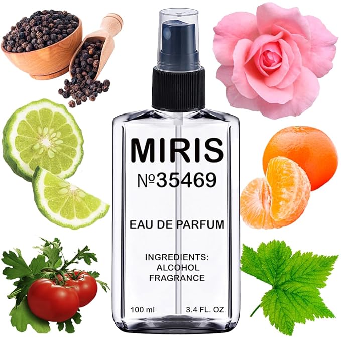 MIRIS No. 35469, Inspired by Lac Essential, Long-Lasting Eau de Parfum for Men, Spray 3.4 Fl Oz / 100 ml