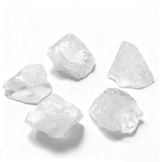 Sulanvi Bulk Raw Citrine Crystals - Beginner DIY Healing Crystal Set, 0.6-1.2” Natural Unpolished Gemstones for Terrarium, Meditation, Tarot, Grids, Aroma Stone, 0.45lb (Clear Quartz-L)