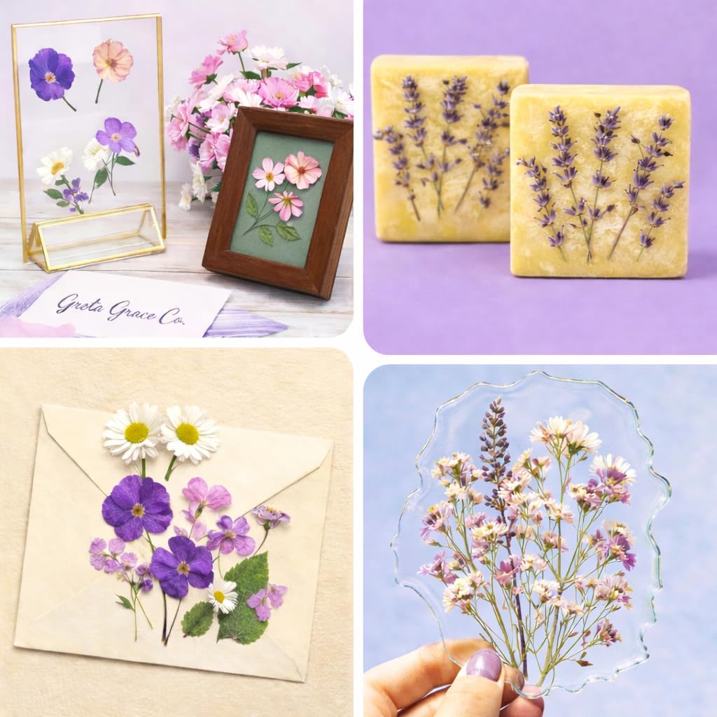 Extra Large Flower Press Kit | 11"x11" 10 Layers Wooden Pressing Boards, Tools & Bag | Crafting Kits for Adults & Kids | DIY Pressed Flower Plant Preservation Kit | Bouquet Preservation | Great Gift
