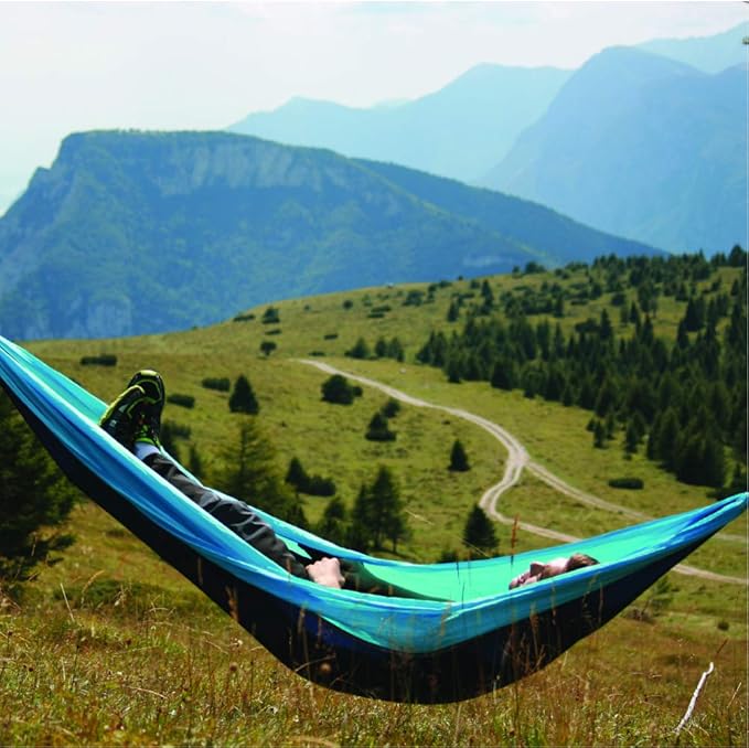 Wise Owl Outfitters Camping Hammock – 500lbs Portable Hammock with Tree Straps - Travel, Backpacking, Hiking, Outdoors Camping Gear - Single or Double