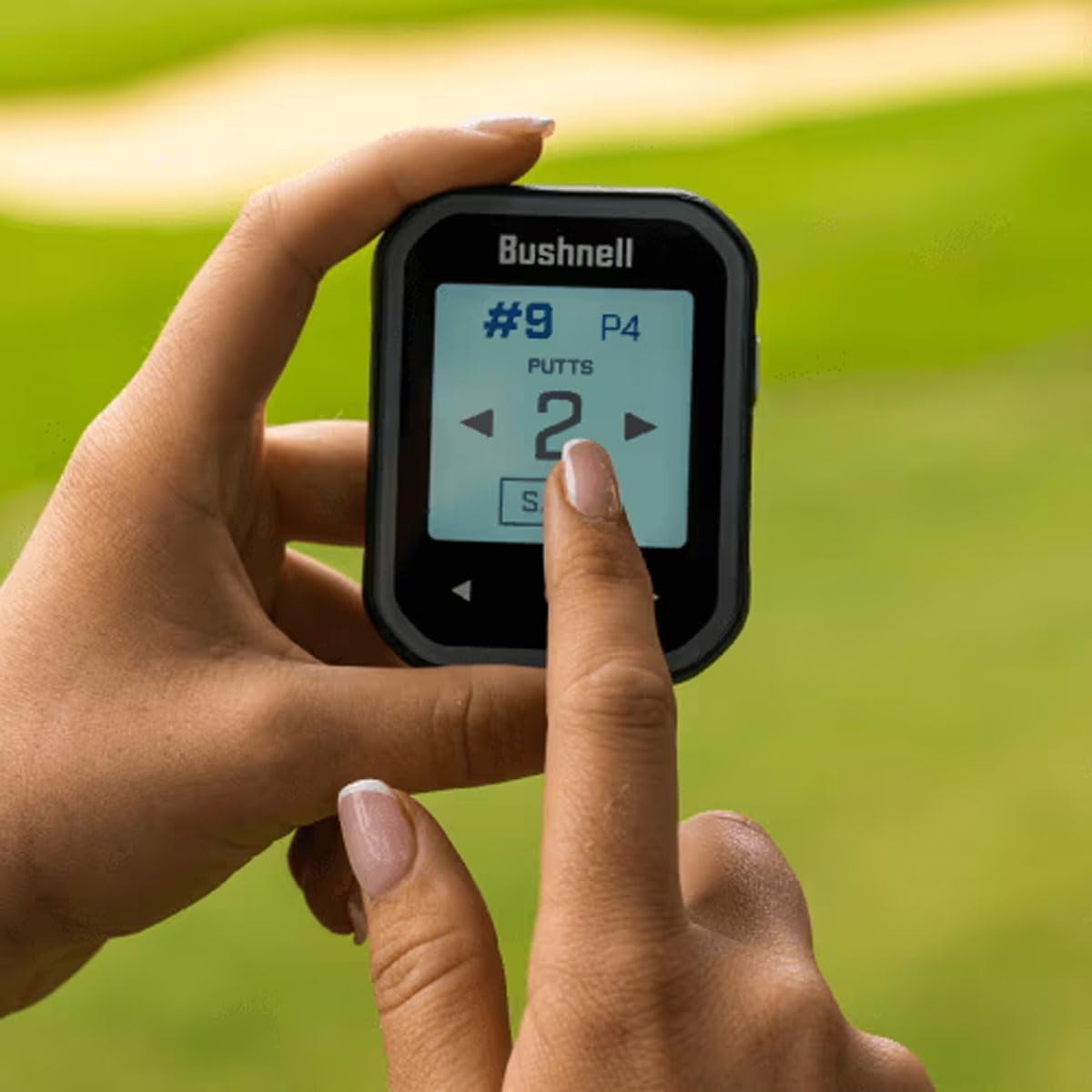 Bushnell Golf Phantom 3 Slope GPS Handlheld (Orange) | 38,000+ Courses, Slope Compensation, Hazard Info, Distance Calculator, Scorekeeping, Magnet Mount, Touchscreen | Signature Series Golf Towel