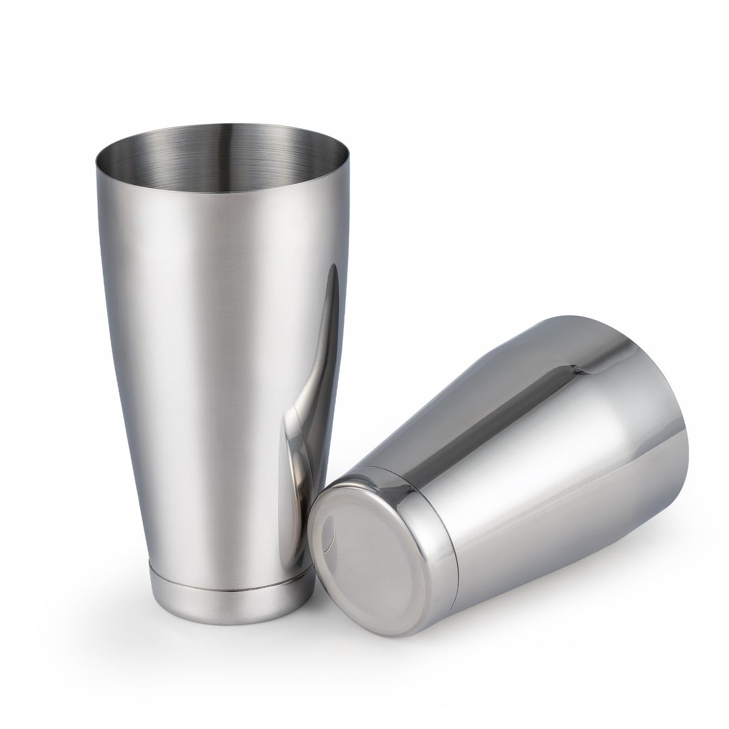 Ailelan Boston Cocktail Shaker Set, Professional Bar Shaker Set Bartender Kit, Stainless Steel Martini Shaker with Weighted 28oz Unweighted 18oz Drink Mixer Tins Bartending Tools for Bartender