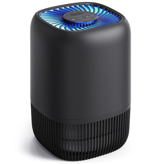 Air Purifiers for Office with H13 True HEPA Filter Up to 1076 Ft for Pet Family, Pollen, Smoke, Compact Air Cleaner with 3 Speed