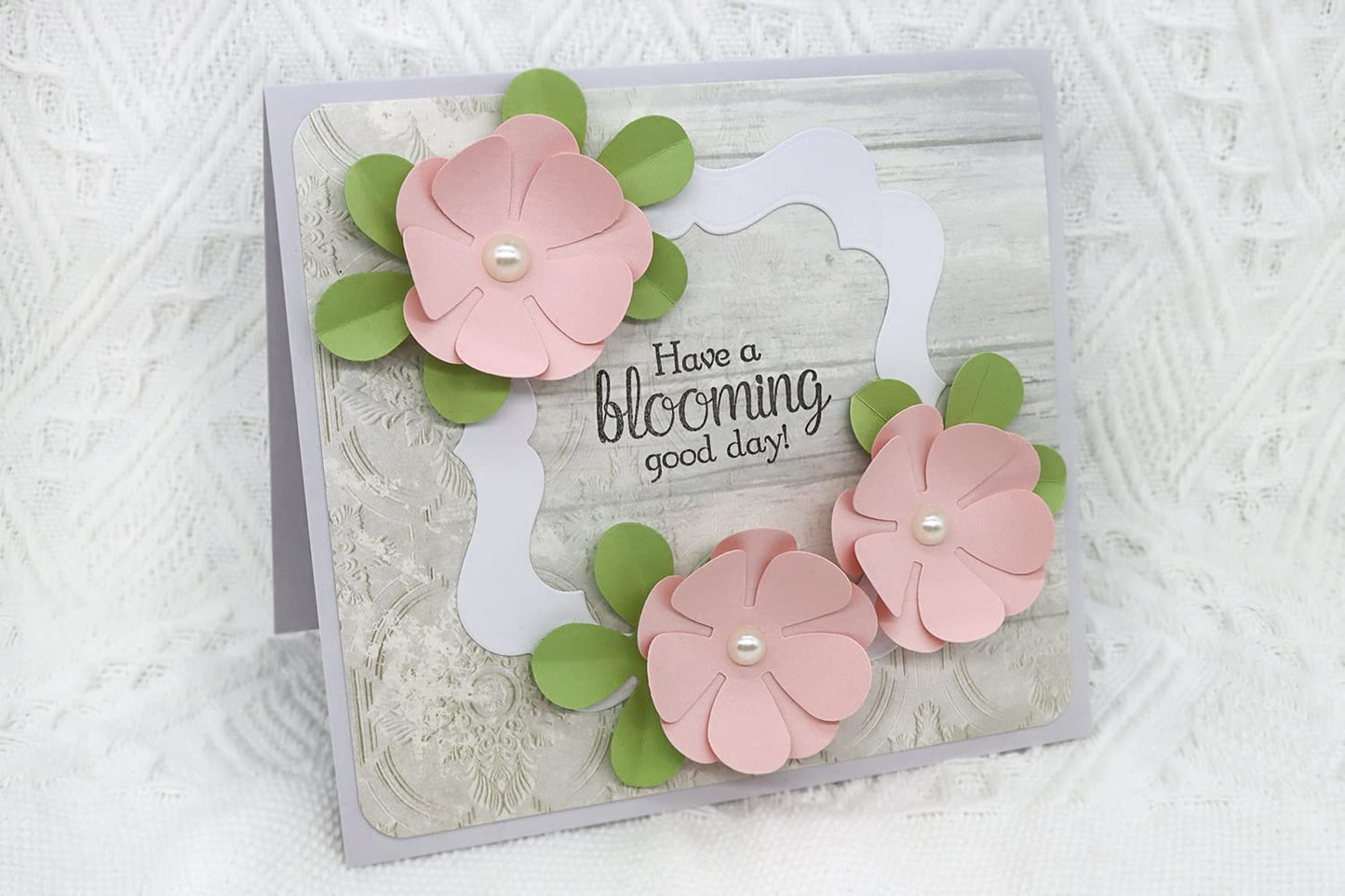 Bira Craft 1.5 inch Flower 3 Lever Action Craft Punch for Paper Crafting Scrapbooking