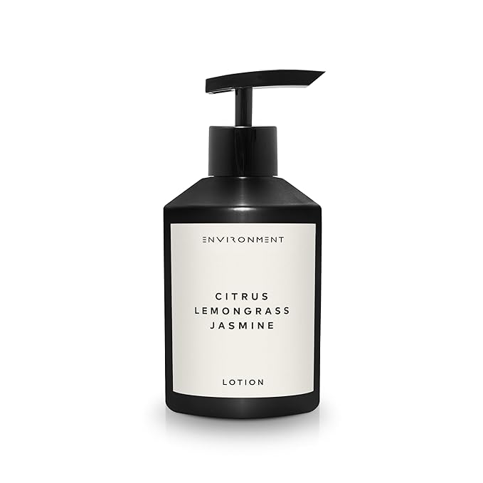 ENVIRONMENT Inspired by 5-Star Resort WH Lotion, 300ml Luxury Scented (Citrus | Lemongrass | Jasmine) Bathroom Luxury, Men & Women High-End Body Lotion, Hand Cream, Dry Skin Treatment