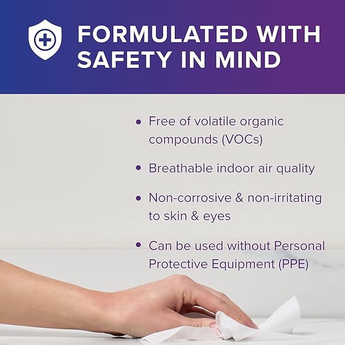 Oxivir Diversey 1 100850924 Disinfectant Cleaning Wipes, Virucidal, Pre-Moistened with Accelerated Hydrogen Peroxide AHP, Unscented, 160 Extra Large 11x12-Inch Wipes, 1-Bucket
