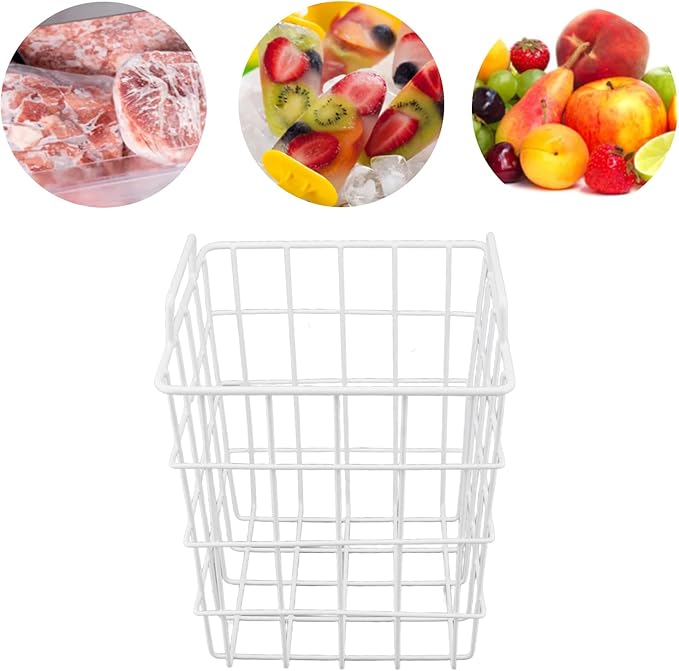 Freezer Wire Baskets Durable High Capacity Deep Fridge Organizer Basket For Kitchen Food (Eeneme3vnsgdpc6e-12)