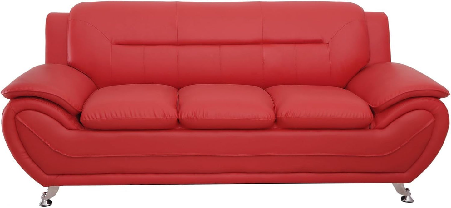 Container Furniture Direct Michael Sofa And Loveseat Red