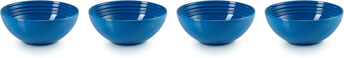 Le Creuset Stoneware Set of 4 Soup Bowls, 22 oz. (6.25") each, Marseille