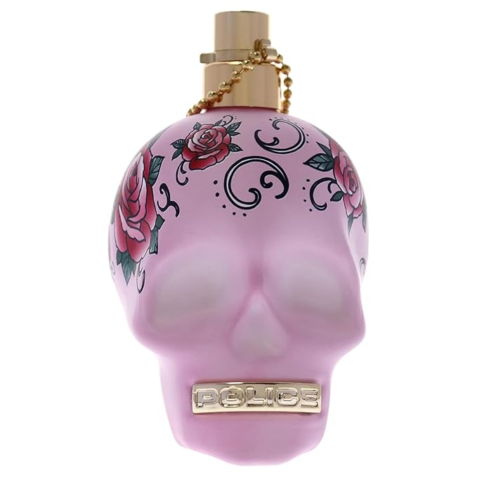 To Be Tattooart For Woman By Police - Fragrance For Women - Floral Fruity Gourmand Scent - Creamy Sandalwood And A Powdery-Sweet Marshmallow Accord - Eye-Catching Skull Bottle - 2.5 Oz EDP Spray