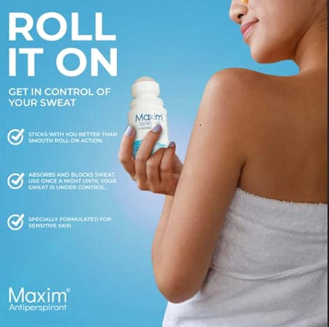Maxim Antiperspirant Deodorant – Pack of 4 – Sensitive Clinical Strength Roll On by Maxim Lighting