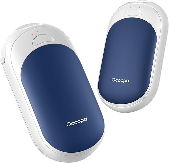 OCOOPA Magnetic Rechargeable Hand Warmers 2 Pack, Ultrathin Electric Handwarmers, Portable Pocket-Sized Heater, for Men, Women Purse Must Haves, Union UT3 Lite