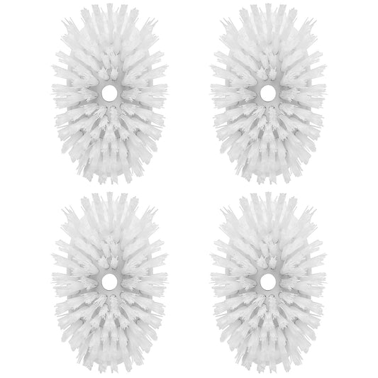 MR.SIGA Soap Dispensing Dish Brush Refills, 4 Pack