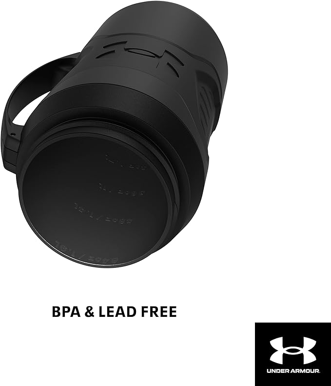 Under Armour 32 oz Insulated Water Bottles - Sports Water Jug with Fence Hook, Leak Resistant for Baseball, Football & More, 32 oz Insulated, Royal/Black