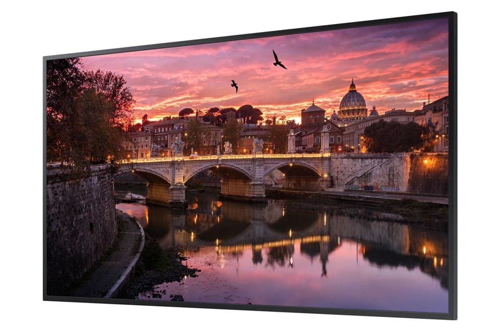Samsung Business Samsung 65-Inch Commercial 4K Uhd Led Lcd Display, 350 Nit, Black