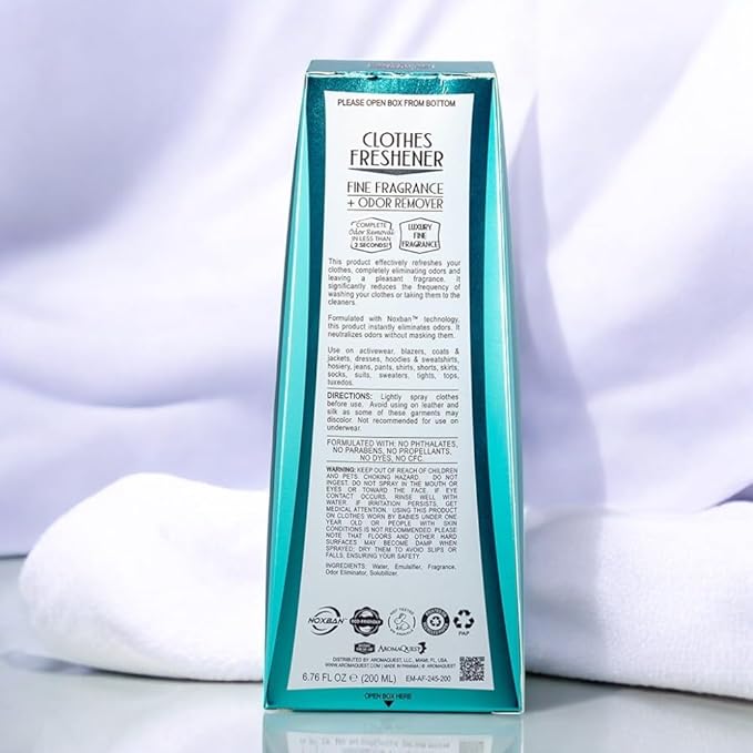 Premium CLOTHES FRESHENER Unisex Fabric Spray Keeps Clothes Fresh, Odor Remover Fabric Refresher Spray Extends Garment Life, Linen Spray for Bedding Eco-Friendly, 6.76 oz – INSTANT FRESH FABRIC