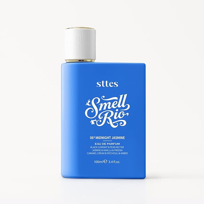 Sttes Perfume 06# (Original 706) – Perfume for Women – Long-Lasting Hair Black Currant, Jasmine & Vanilla Notes – Elegant Scentual Fragrance Eau de Parfum 100ml (3.4 fl oz) – Midnight Jasmine