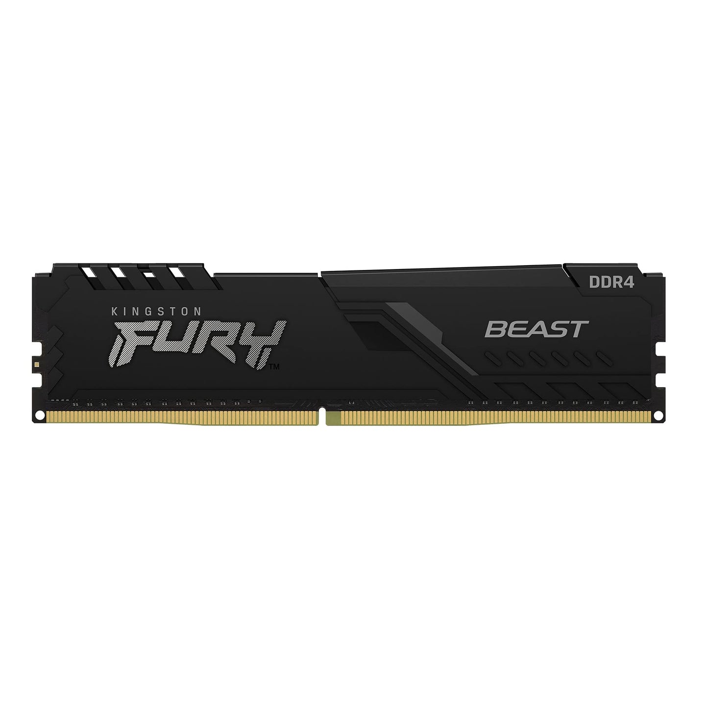 Kingston Fury Beast 64Gb (2X32Gb) 3600Mhz Ddr4 Cl18 Desktop Memory Kit Of 2 Kf436C18Bbk2/64, Black