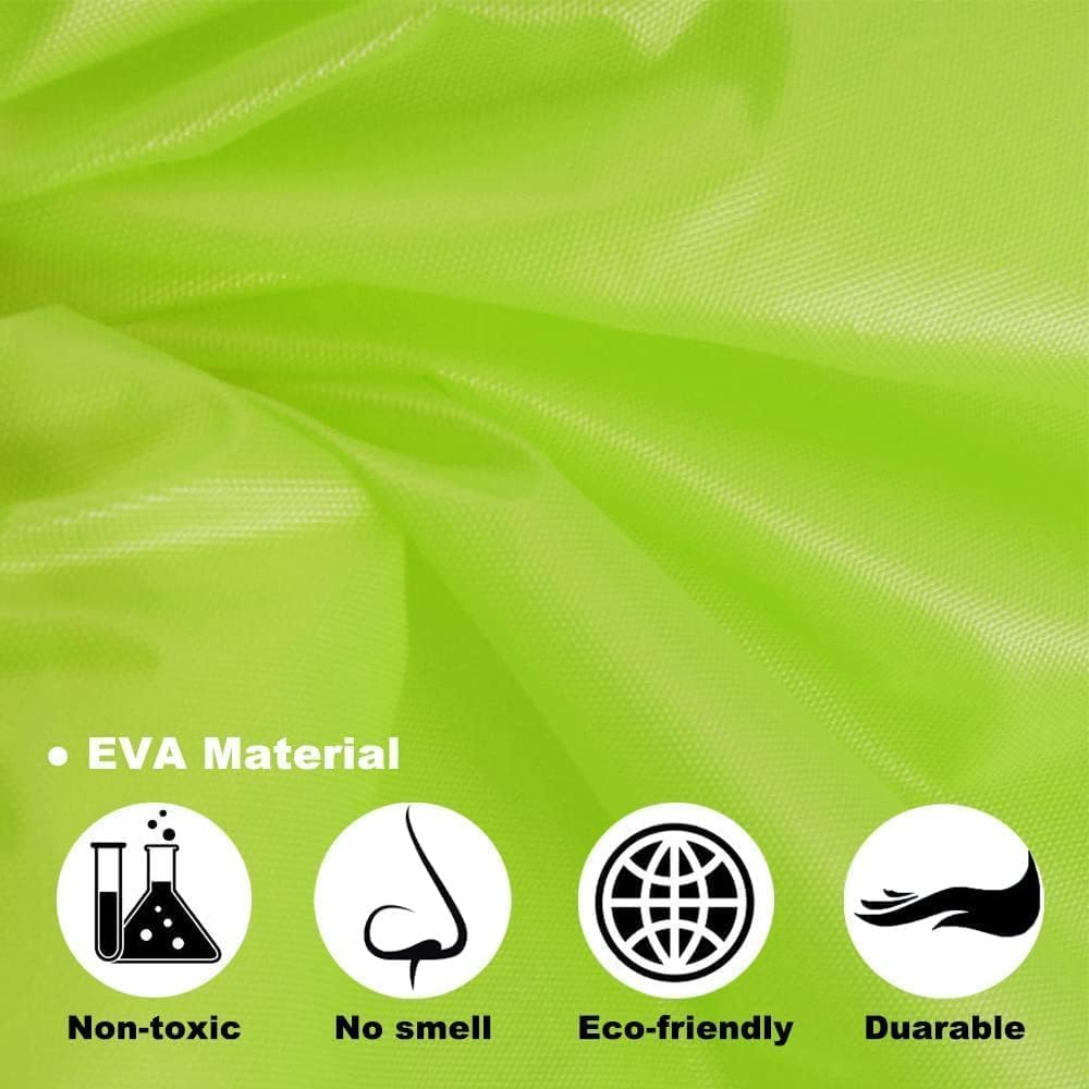 Opret 2 Pack Raincoats for Adults Reusable, EVA Rain Ponchos Lightweight Rain Coat Waterproof Rain Gear for Men and Women