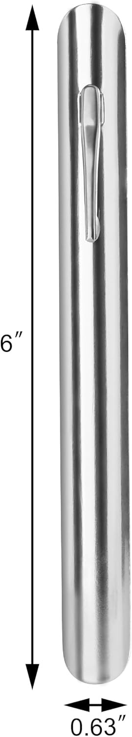 New Star Foodservice 22827 Aluminum Table Crumber 6-Inch, Set of 12, Silver