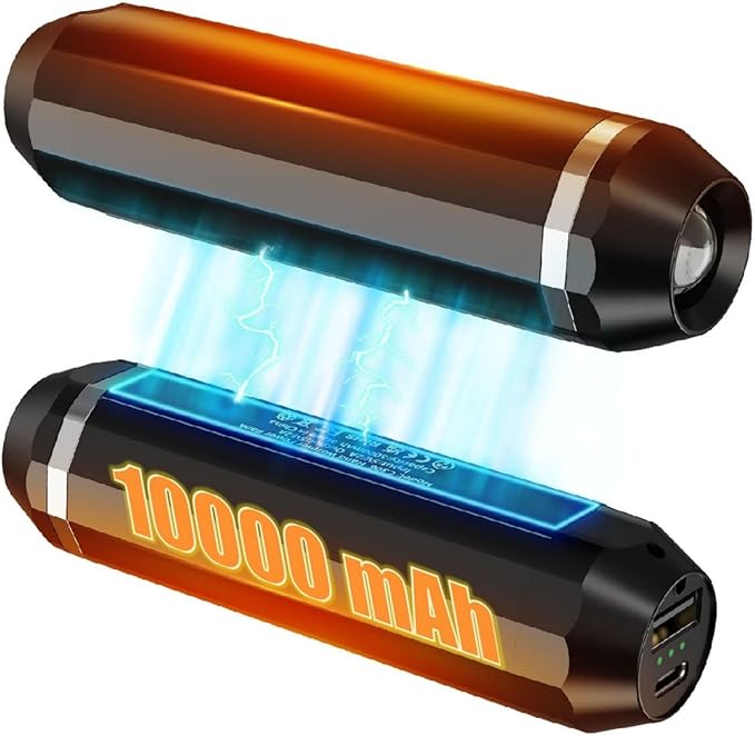 3-in-1 Magnetic Hand Warmers Rechargeable 2 Pack, 10000mAh Portable Electric Hand Warmer, AI Smart Chips 18 Hrs Long Heat, Reusable USB Heater for Hunting, Camping, Christmas Essentials, Women, Men