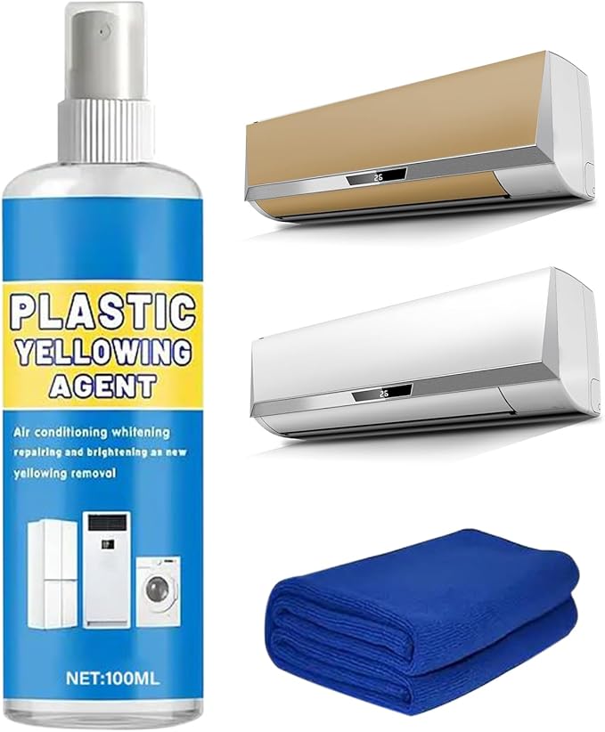 All Purpose Cleaner, 100ml Fridge Yellowing Stains Remover - Appliance Deodorizer Polishing Solution for Cooktop Oven Stove Fridge Sink Countertop Tile Shower AC Bathroom