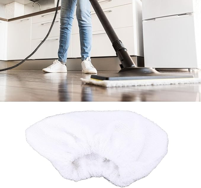 ZJchao Steam Mop Replacement Pads Reusable Washable Microfiber Steam Cleaner Mop Pads 9PCS Set for Hardwood Floors Tile Surfaces Fiber Towel Fabric 8x9x18cm