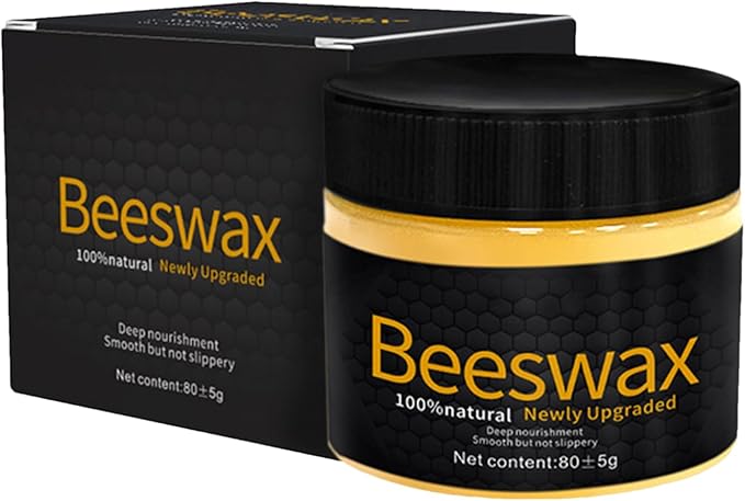 Furniture Wax - Natural Beeswax Polish, Scratch-Covering Wood with Deep Nourishment, Protective Finish for Tables, Cabinets, and Floors, Long-Lasting Shine for Home Wood Care