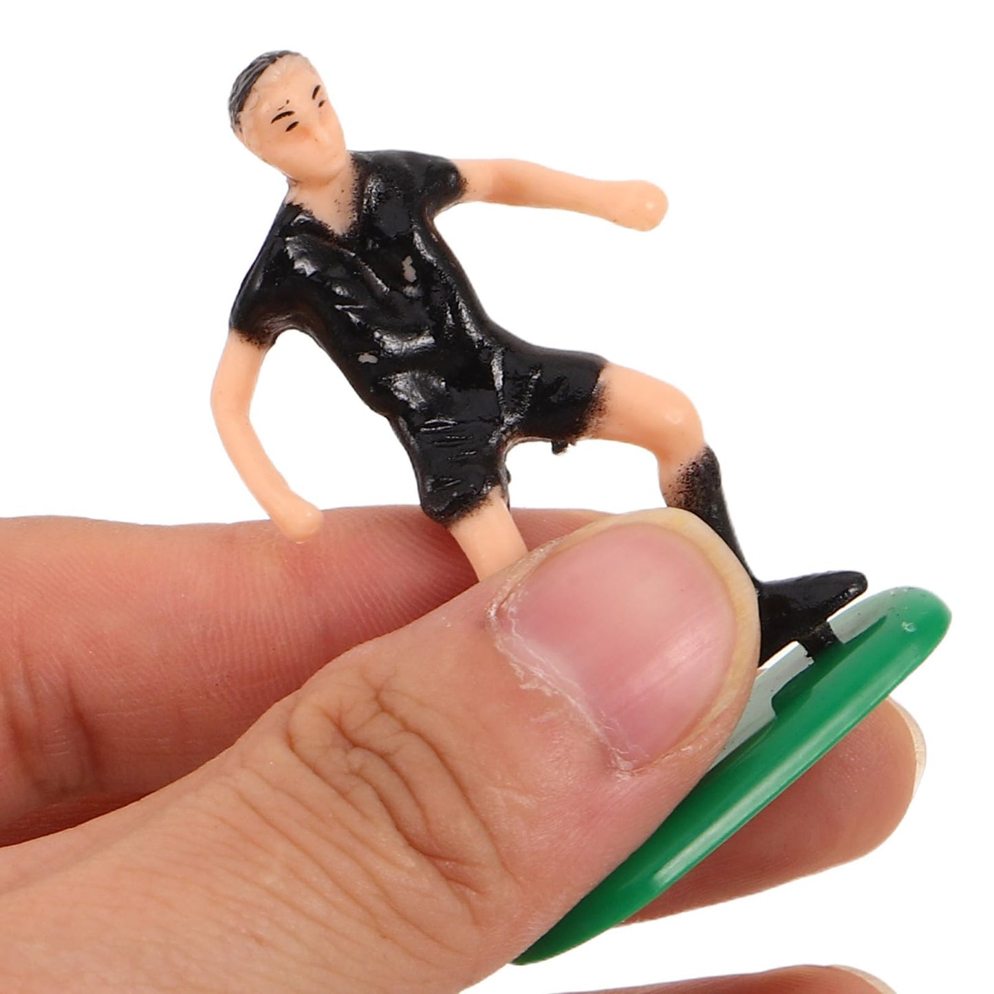 VOSAREA 1 Set Mini Soccer Trophy Football Player Figurines, Sports Cupcake Toppers for Birthday Party, Dollhouse Soccer Decor Cake Adornments Set