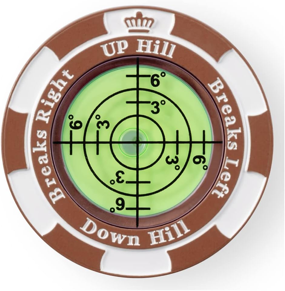 SlopeMaster ProGreen Reader - Golf Ball Marker with High Precision Green Reading Aid Golf Accessories for Men Women