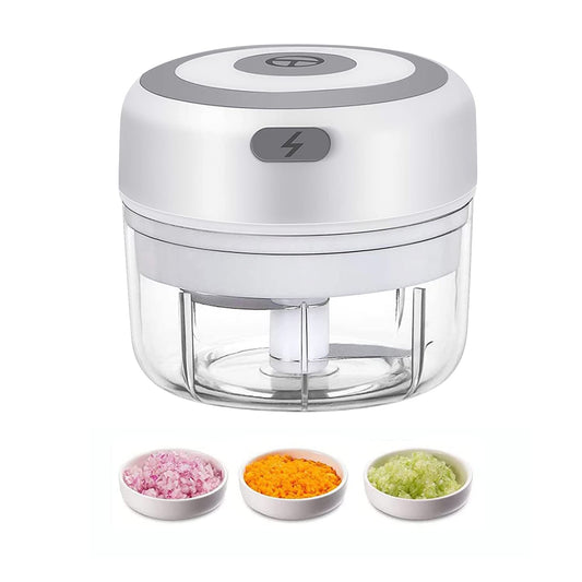 Electric Mini Garlic Chopper, 100ML Food Chopper Garlic Mincer USB, Portable Small Food Processor for Vegetables