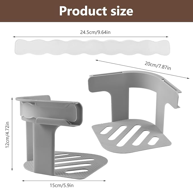 Dyale Bed Sheet Holders, Heavy Duty Straps for Fitted Sheets, Secure Fasteners for Twin Queen King Mattress Sizes (Grey)